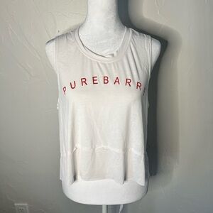 Free People Movement PureBarre White Drift Away Athletic Tank Top Size Small